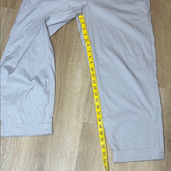 MAC collection khaki lightweight women’s cropped ankle pants size medium - Picture 6 of 8